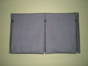 Tailored Valance with Buttons
